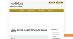 Desktop Screenshot of kiranelect.net
