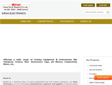 Tablet Screenshot of kiranelect.net